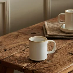 Tacitas<CASA Mineral Marble Taza Con Asa Blanco