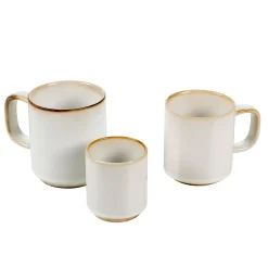 Tacitas<CASA Mineral Marble Taza Con Asa Blanco