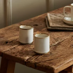 Tacitas<CASA Mineral Marble Taza De Espresso Blanco