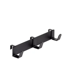 Decoracion De Pared<CASA Modular Perchero Con 3 Ganchos Negro