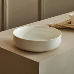 Platos<CASA Moon Plato Hondo Blanco