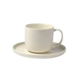 Tazas<CASA Moon Taza Y Plato Blanco