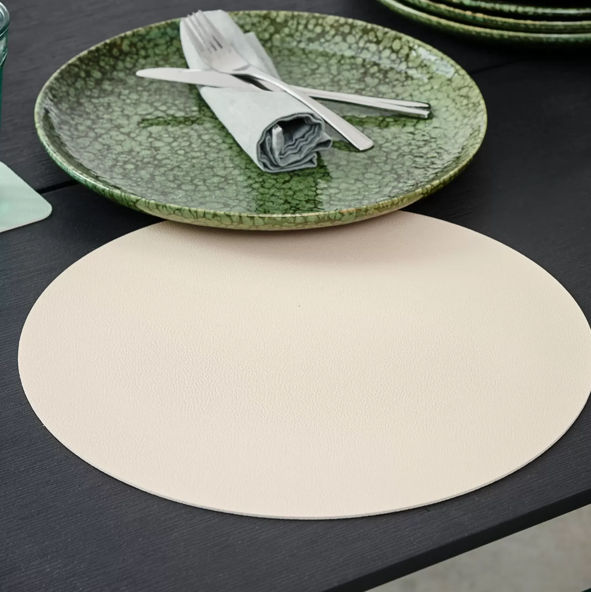 Manteles Individuales<CASA Nappa Mantel Individual Blanco, Menta