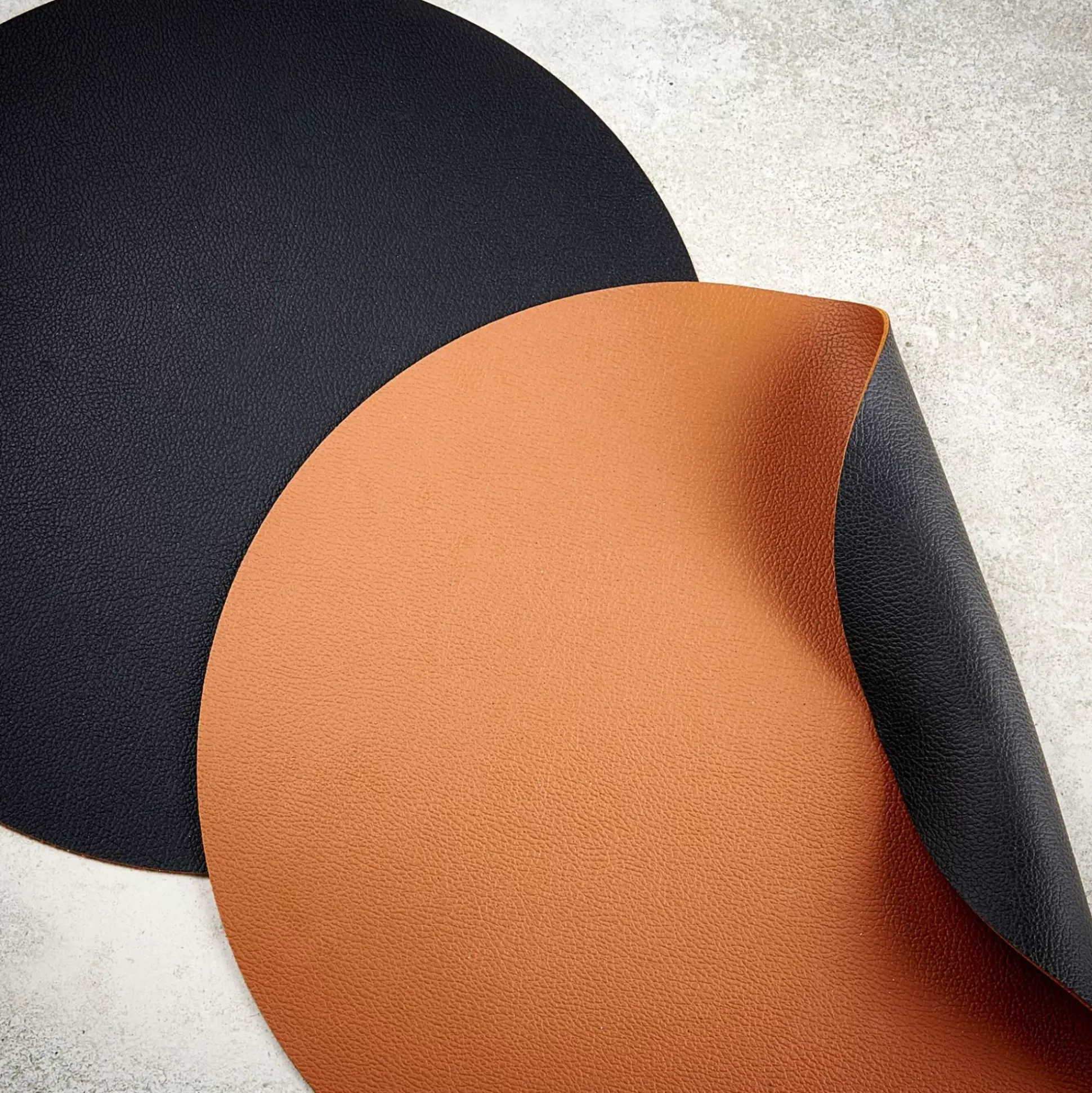 Manteles Individuales<CASA Nappa Mantel Individual Negro, Marron