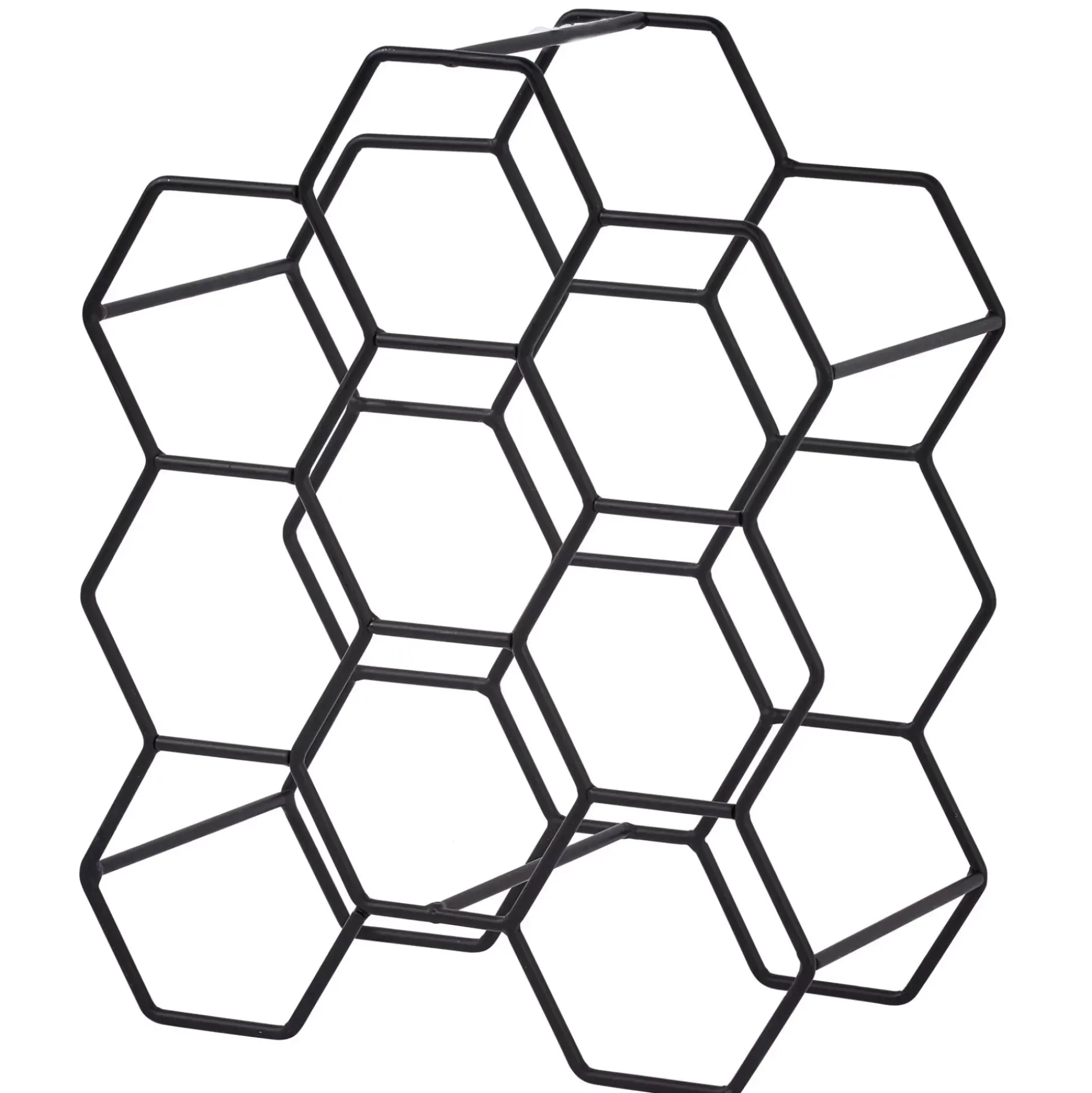 Accesorios Vino<CASA Nau Botellero Para 9 Botellas Negro