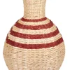 Floreros<CASA Nepal Florero Marron, Natural, Rojo Oscuro