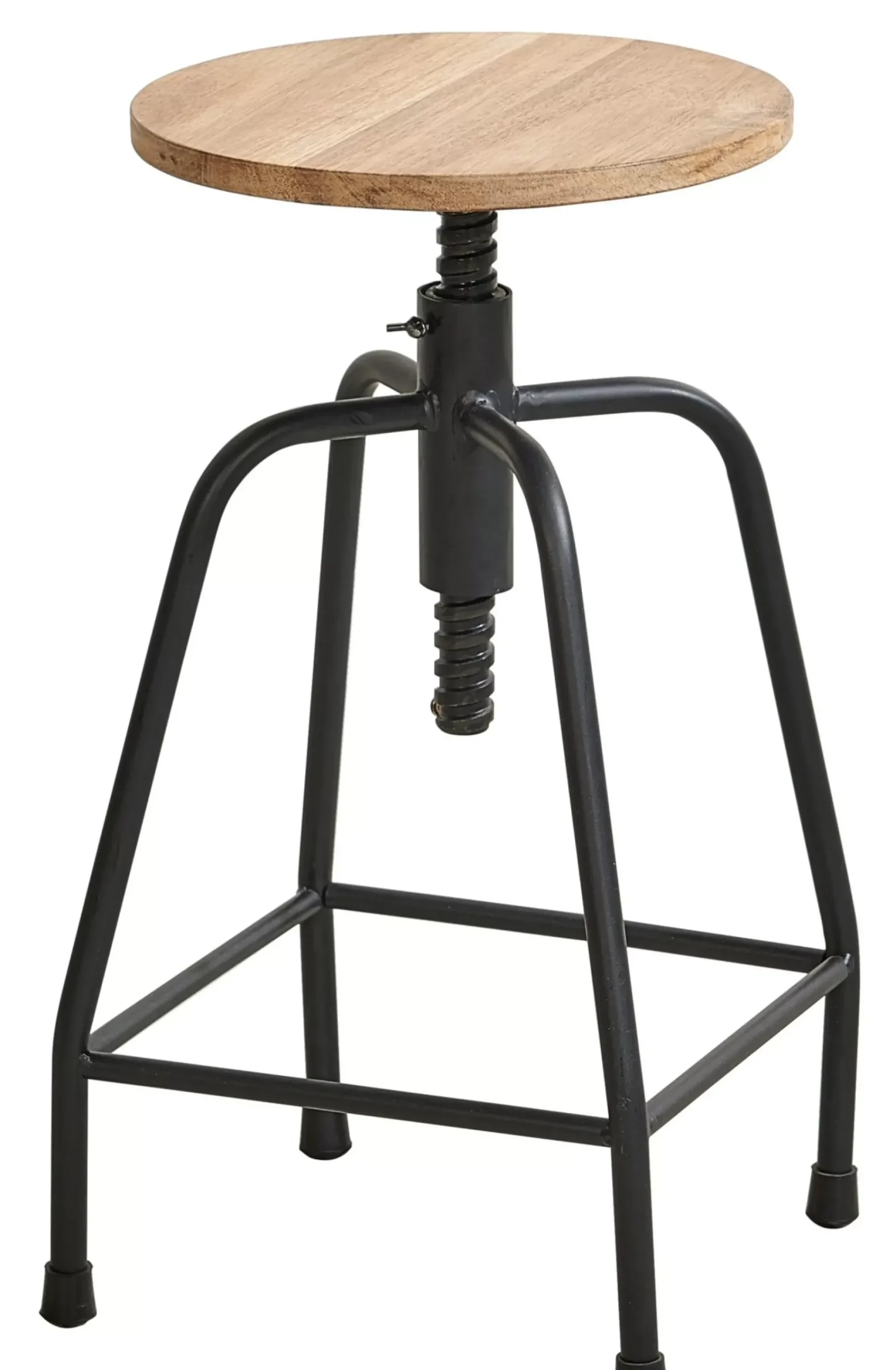 Taburetes<CASA New Bedford Taburete Negro, Natural