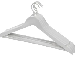 Perchas<CASA New Wood Perchas Juego De 5 Blanco