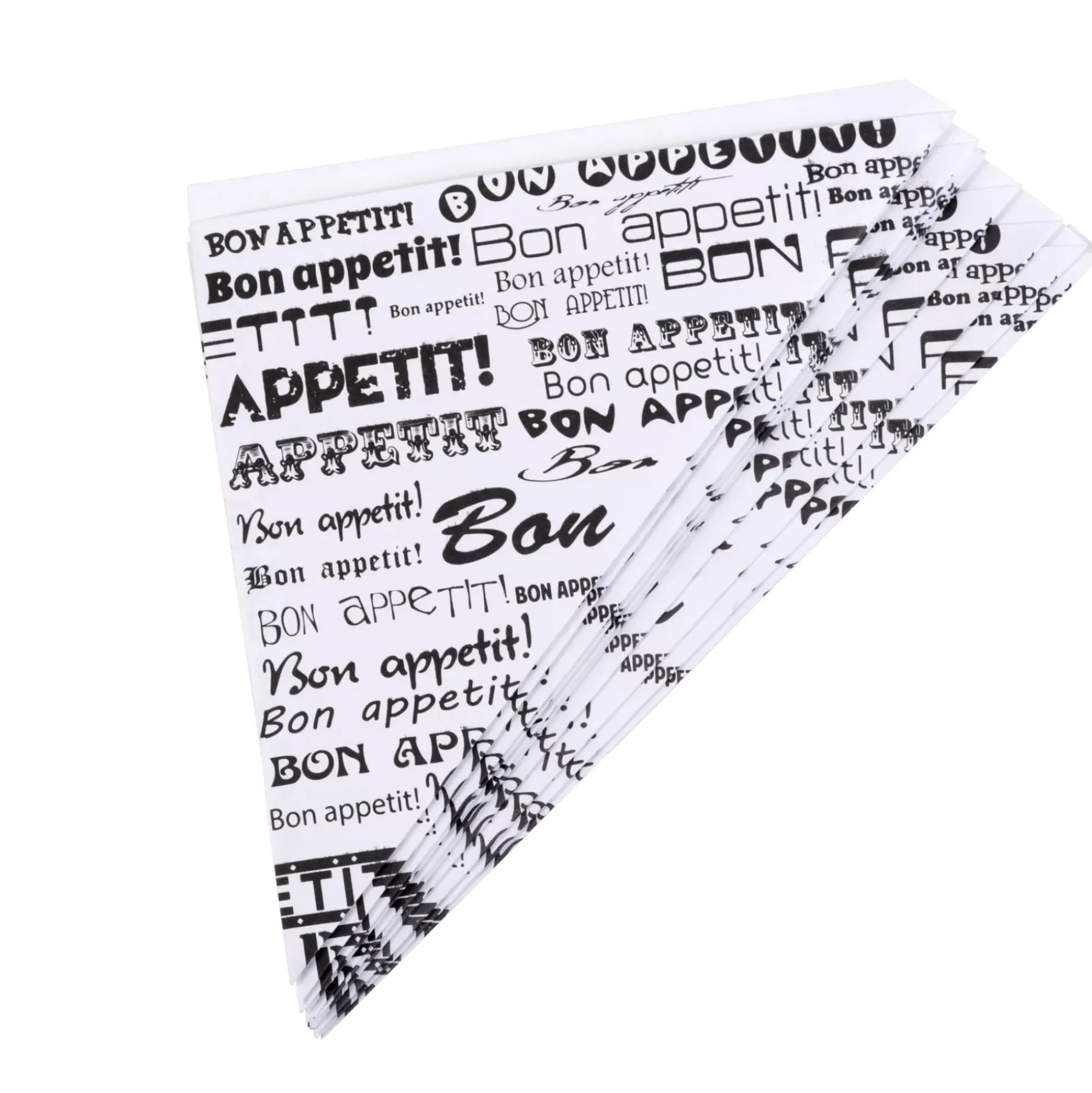 Aperitivo Y Tapas<CASA Njam Cucuruchos Juego De 10 Negro, Blanco