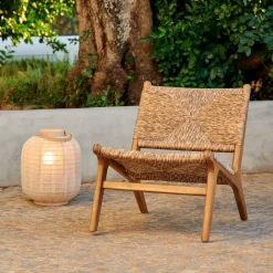 Sillas Lounge<CASA Nuno Silla Lounge Natural