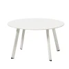Mesas Auxiliares De Jardín<CASA Nurio Mesa Lounge Blanco Mate