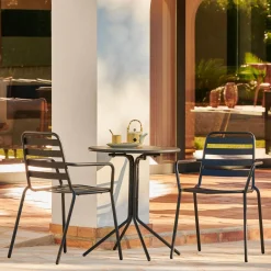 Conjuntos Bistro<CASA Olav & Liva Conjunto Bistro Negro