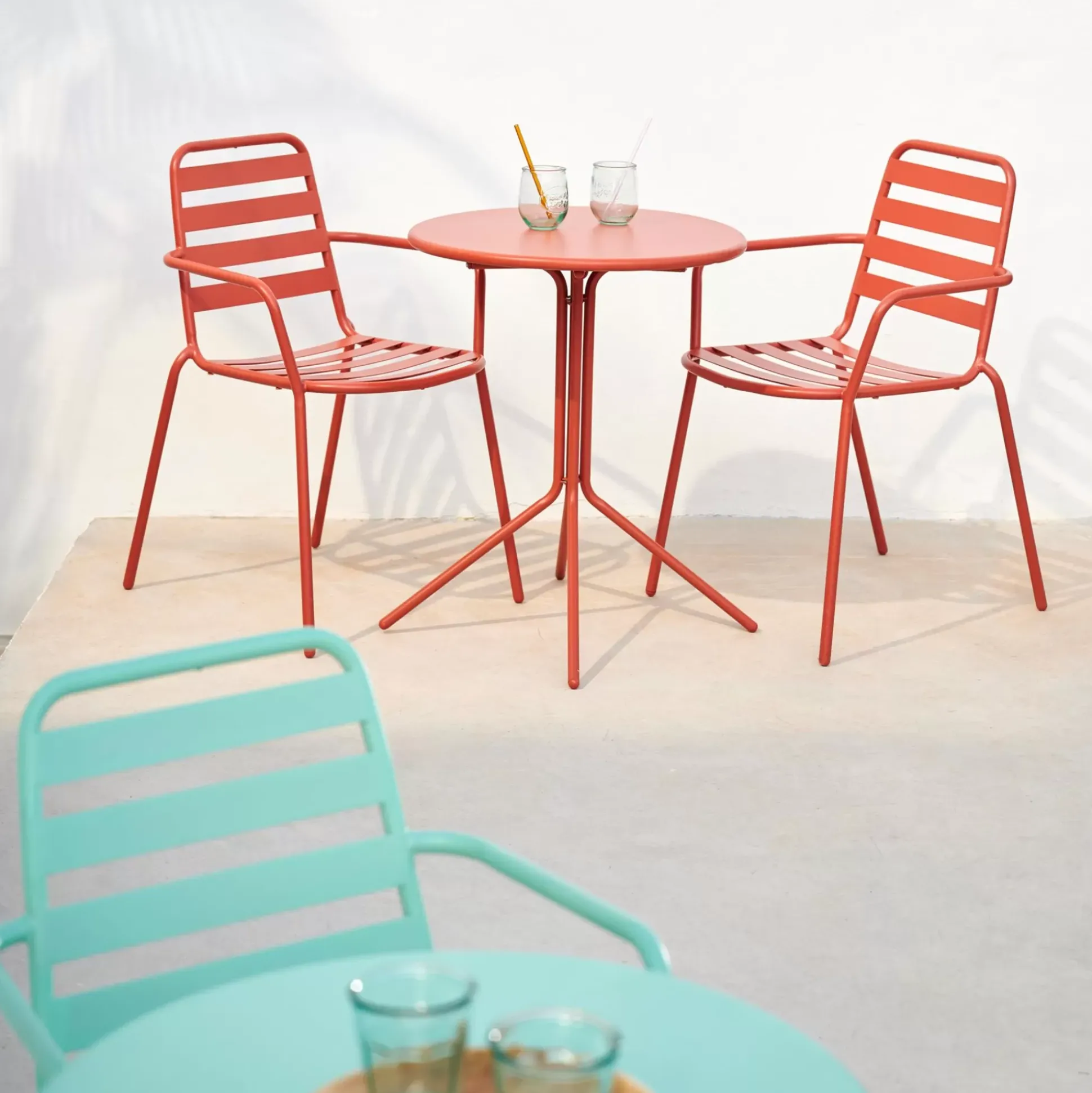 Mesas De Jardín<CASA Olav Mesa Bistro Terracota