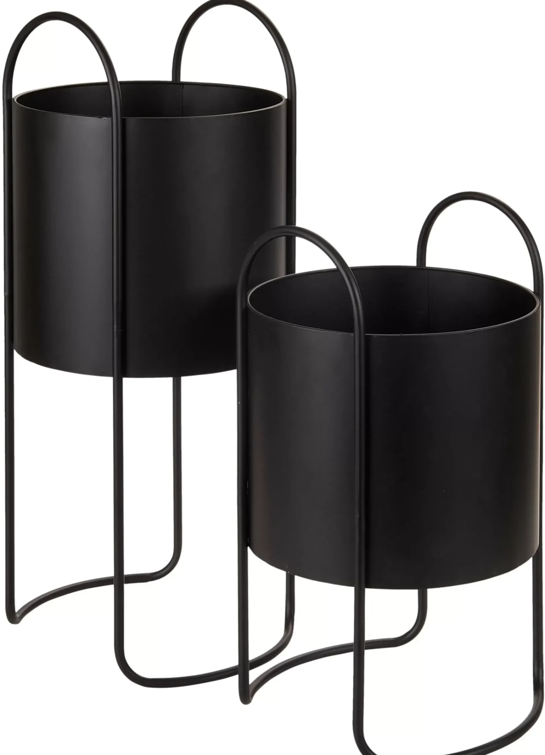 Macetas<CASA Olga Macetero Negro