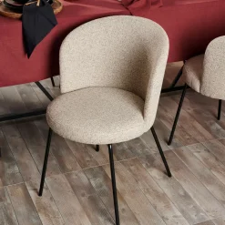 Sillas De Comedor<CASA Olivier Silla De Comedor Beis