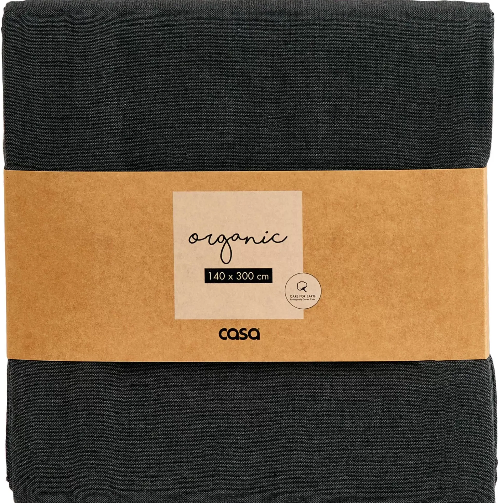 Manteles<CASA Organic Mantel Negro