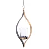 Soprortes Para Velitas<CASA Oval Soporte Para Vela Pequena Bronceado
