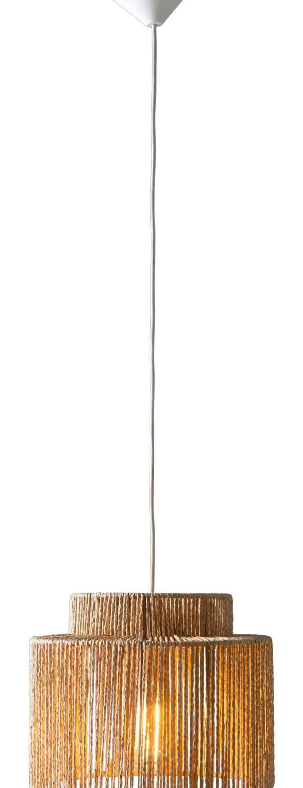 Lamparas Colgantes<CASA Paille Pantalla Natural