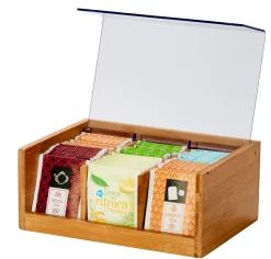 Accesorios De Té<CASA Panda Caja Para Te 6 Compart. Transparente, Natural