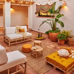 Conjuntos Lounge<CASA Pantai Silla Lounge 150Cm Natural