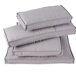 Cojines Para Palets<CASA Pauletta Luxe Cojin De Espalda Gris Claro