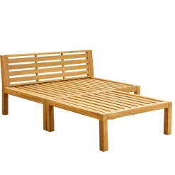 Conjuntos Lounge<CASA Paulette Banco Lounge Natural