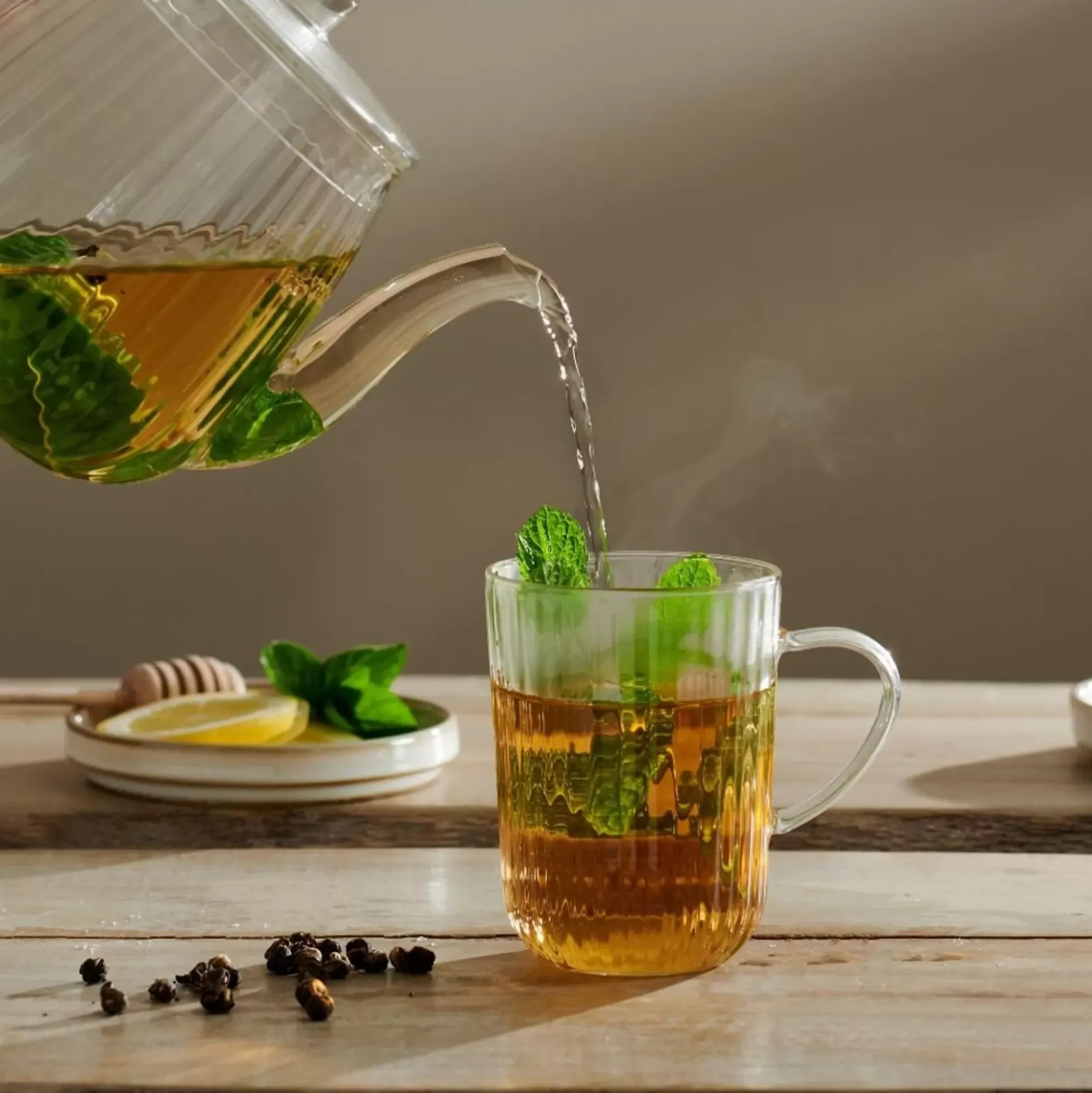 Accesorios De Té<CASA Pausa Juego De Te Transparente