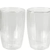 Vasos Para Té<CASA Pausa Vaso De Doble Pared Juego De 2 Transparente
