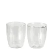 Vasos Para Té<CASA Pausa Vaso De Doble Pared Juego De 2 Transparente