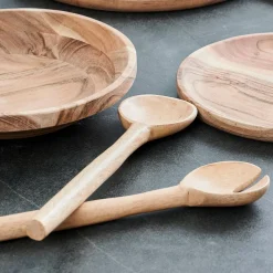 Cubierto Para Ensalada<CASA Pure Luxury Conjunto Para Servir Natural