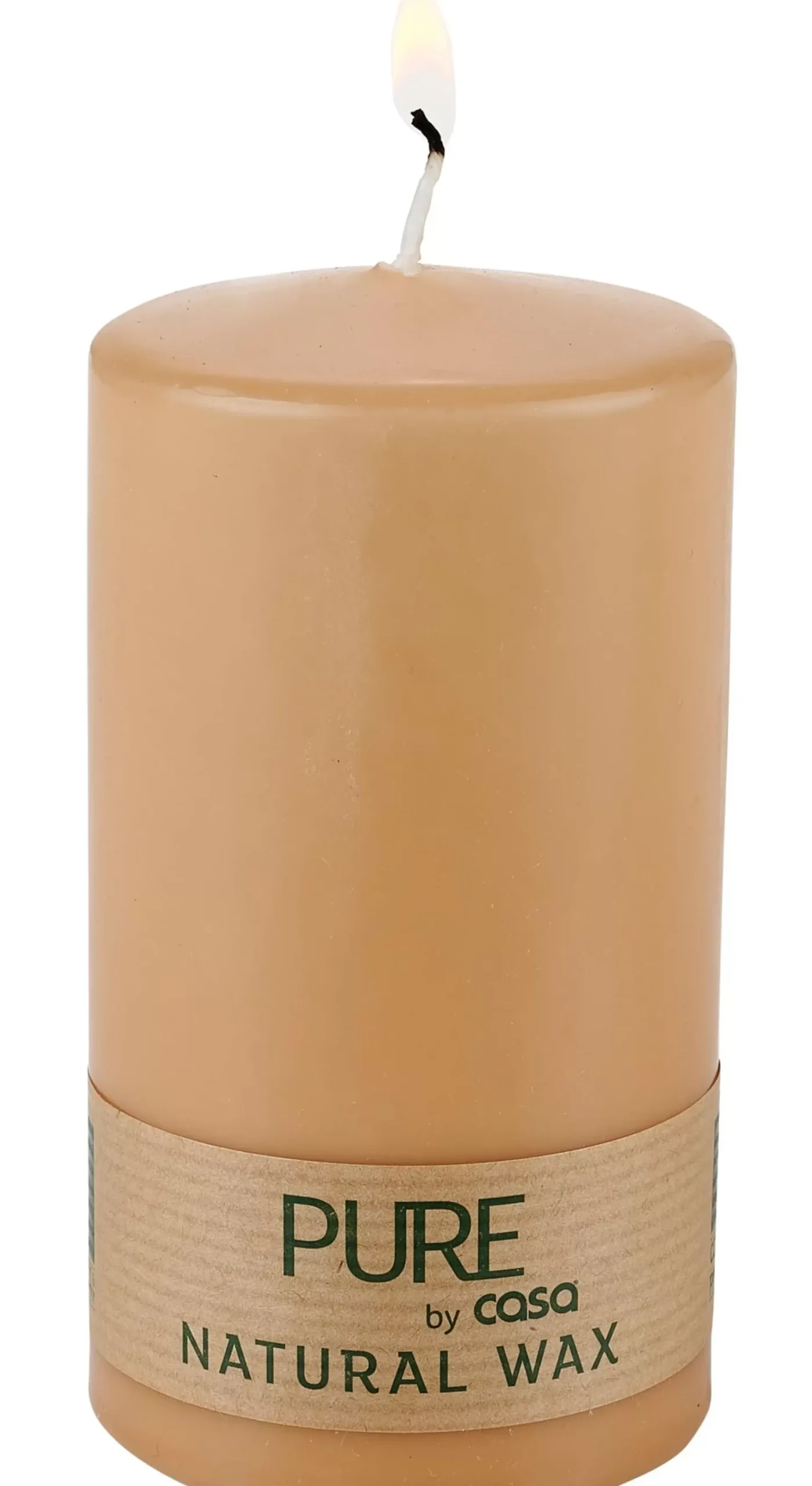 Velas<CASA Pure Vela Cilindrica Beis