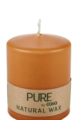 Velas<CASA Pure Vela Cilindrica Caramelo