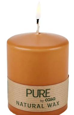 Velas<CASA Pure Vela Cilindrica Caramelo