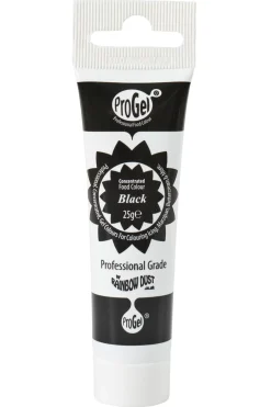 Alimentos<CASA Rainbowdust Gel De Color P/Pasta Azucar Negro