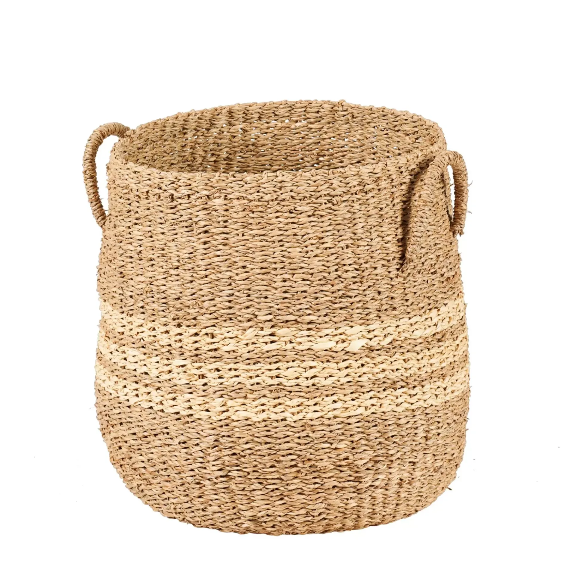 Cestas De Almacenaje<CASA Rayas Cesta M Natural