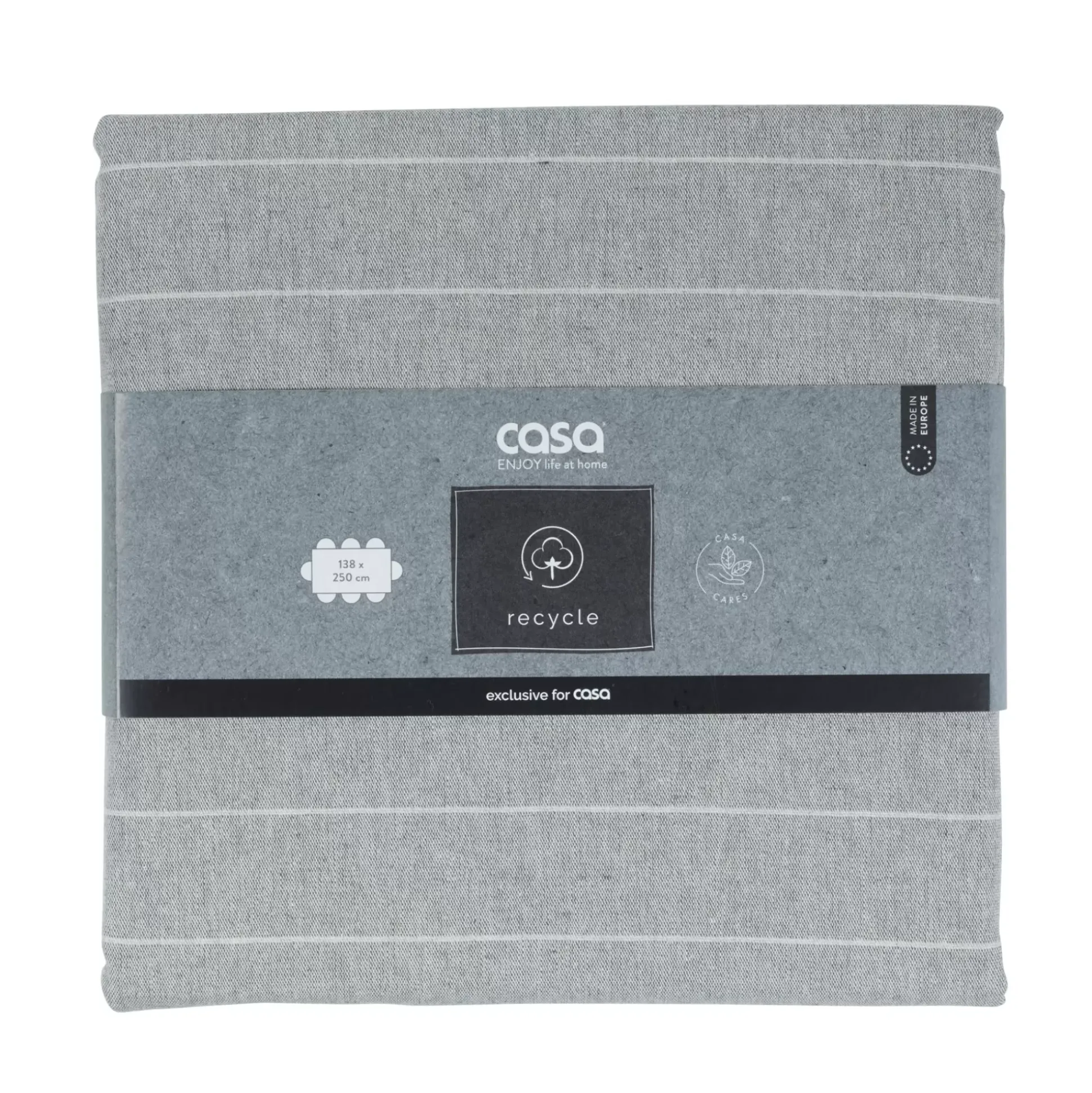 Manteles<CASA Recycle Mantel Gris