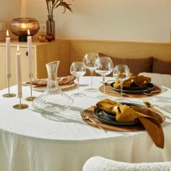 Velas<CASA Rib Vela Estriada Marfil