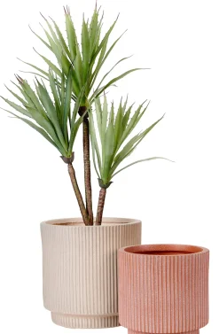 Maceteros De Jardín<CASA Roma Creme Macetero Crema