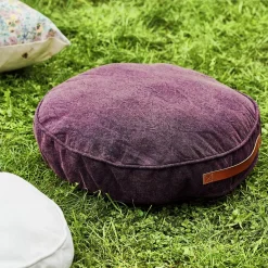 Pufs<CASA Rondi Cojin Colchon Morado