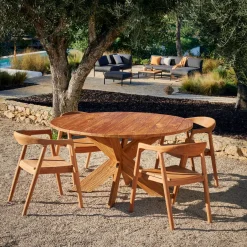 Mesas De Jardín<CASA Rowa Mesa Natural