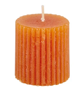 Velas<CASA Rustic Vela Estriada Marron