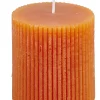 Velas<CASA Rustic Vela Estriada Marron