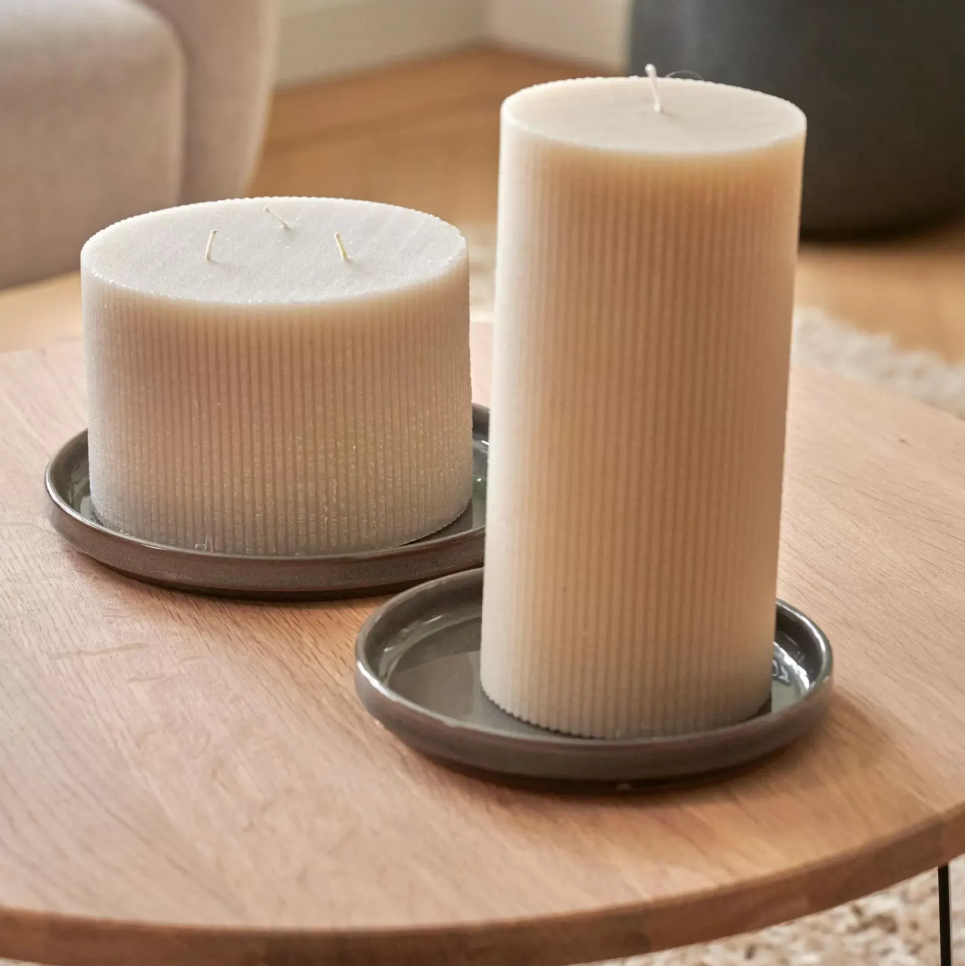 Velas<CASA Rustic Vela Rib Beis