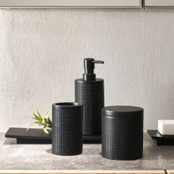 Accesorios De Tocador<CASA Samourai Jabonera Negro