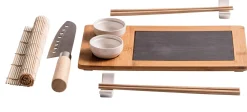 Instrumentos De Cocina<CASA Samourai Juego Para Sushi De 10 Piezas Natural
