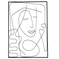 Decoracion De Pared<CASA Senorita Decoracion De Pared Negro