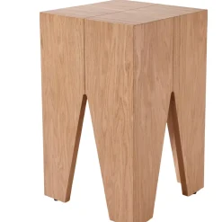 Taburetes<CASA Sigur Mesa Auxiliar Natural