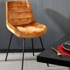 Sillas De Comedor<CASA Silka Silla De Comedor Negro, Marron