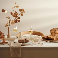 Platos<CASA Soulstripes Ivory Plato Marfil