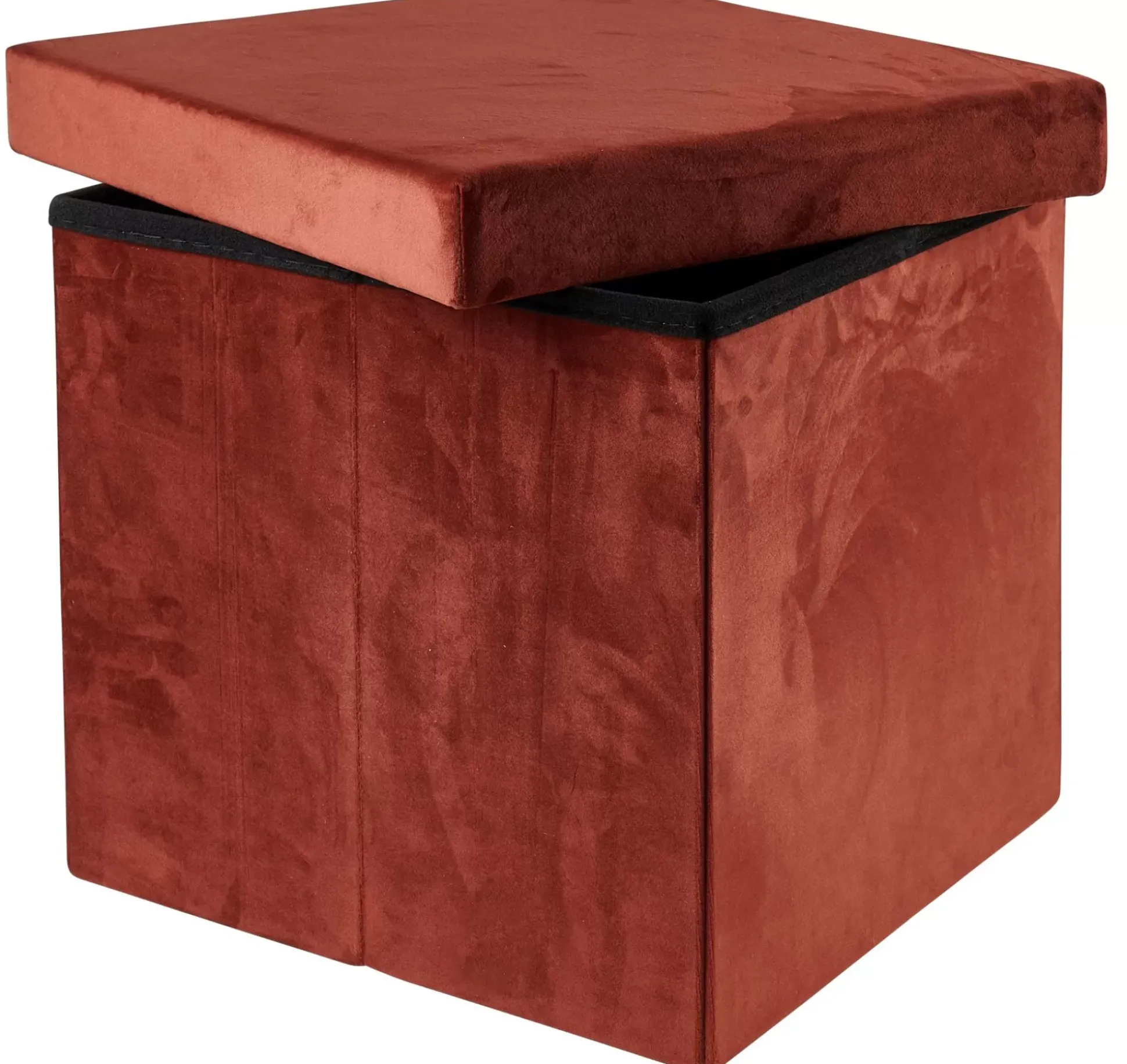 Pufs De Almacenaje<CASA Stor Puf Plegable Funcion Almac. Burdeos